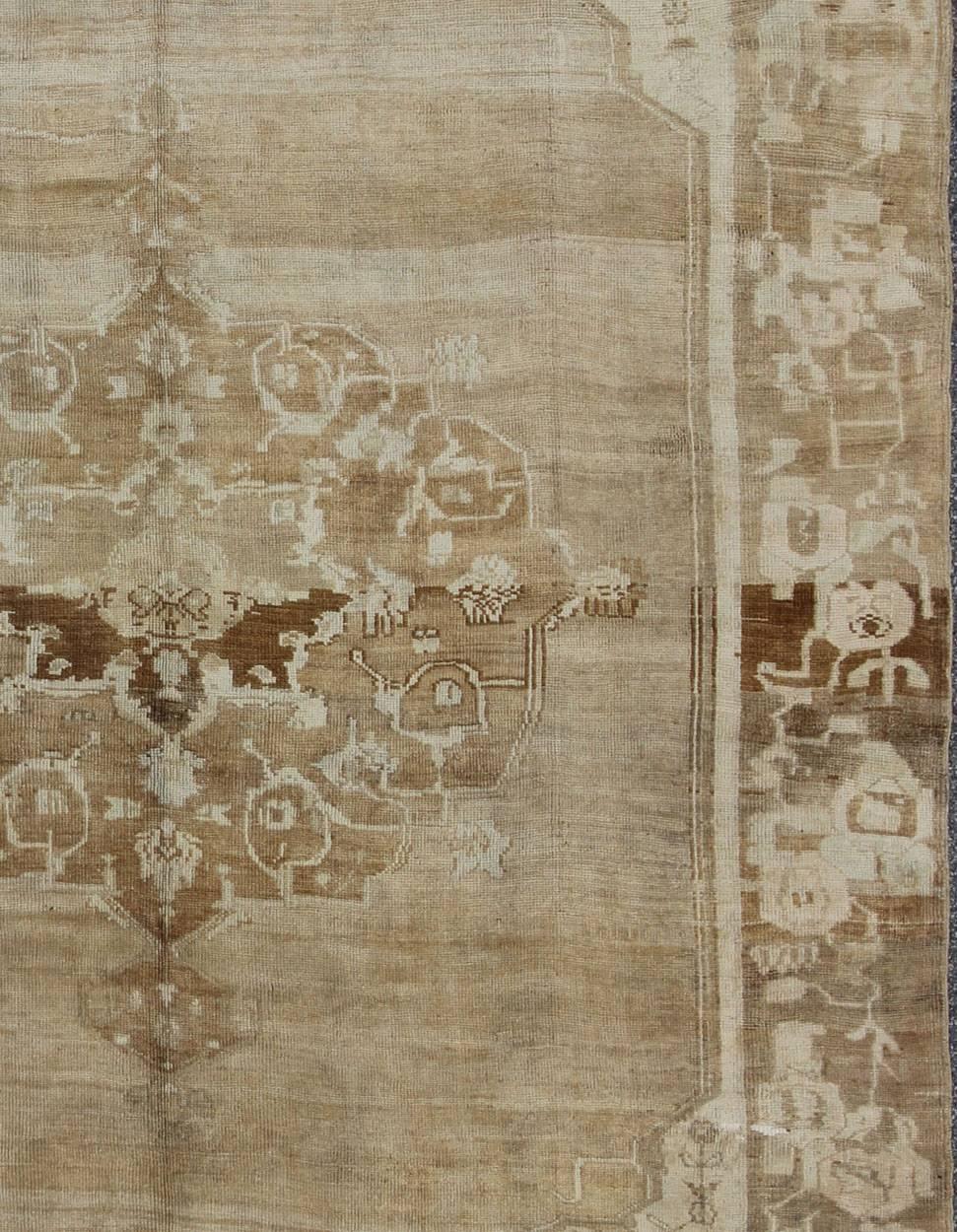 brown turkish rug
