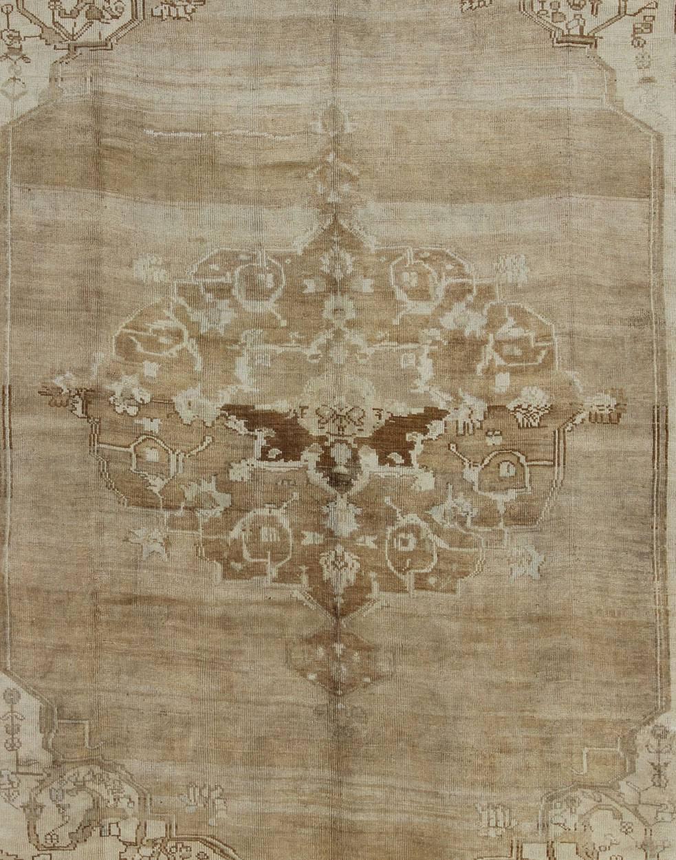 tan turkish rug