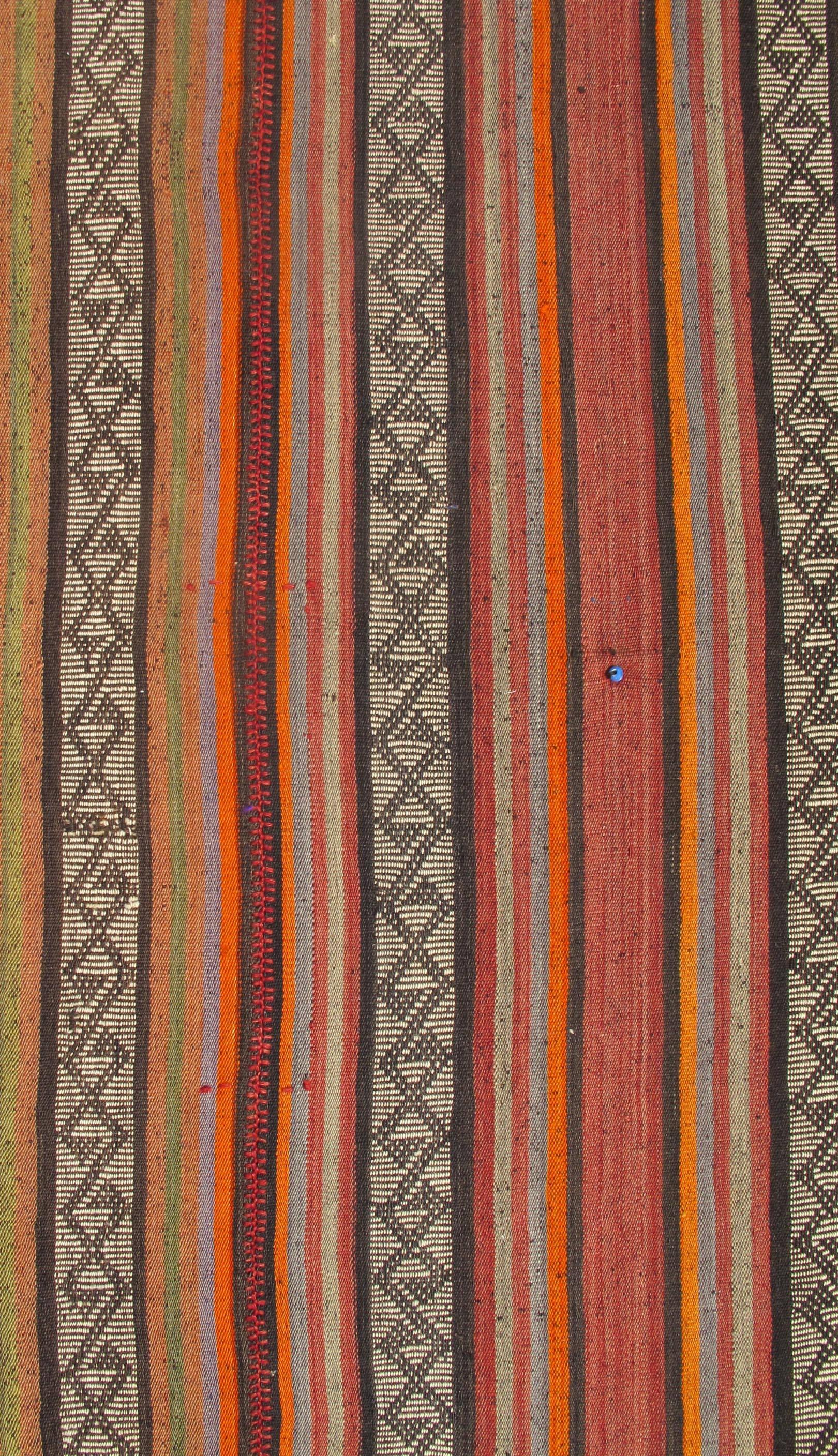 vertical striped rug runner