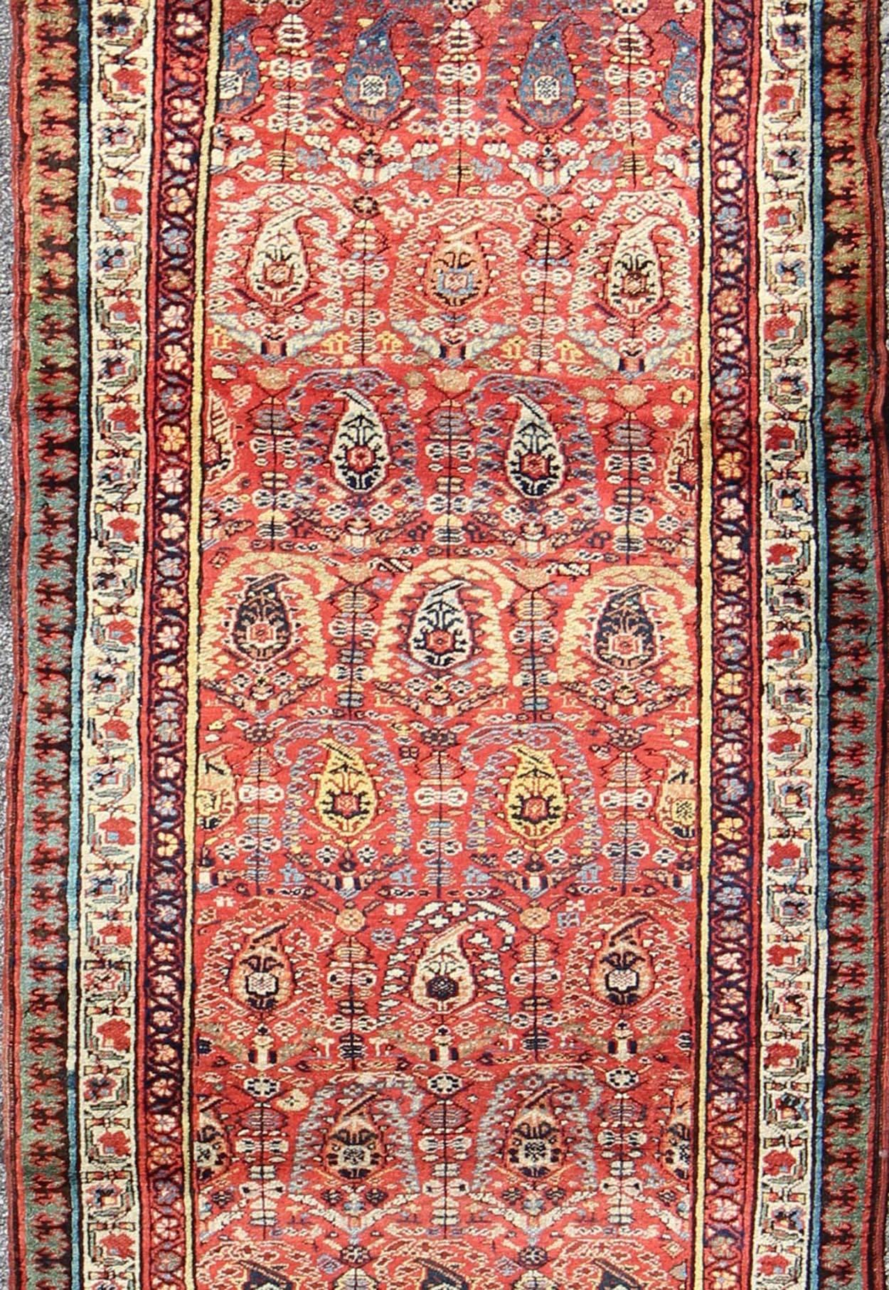 Antique Persian Serab Runner In Good Condition For Sale In Atlanta, GA