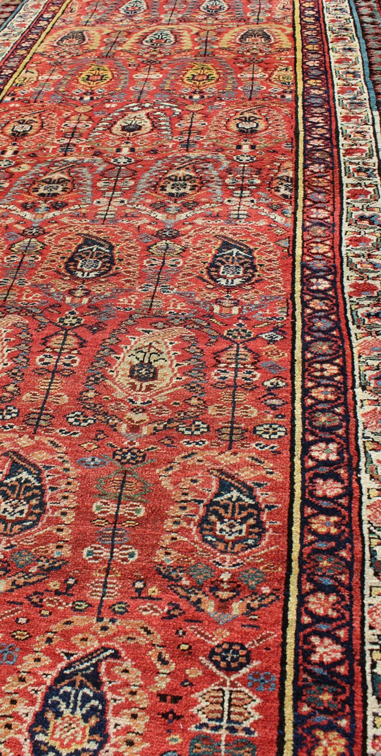 Early 20th Century Antique Persian Serab Runner For Sale