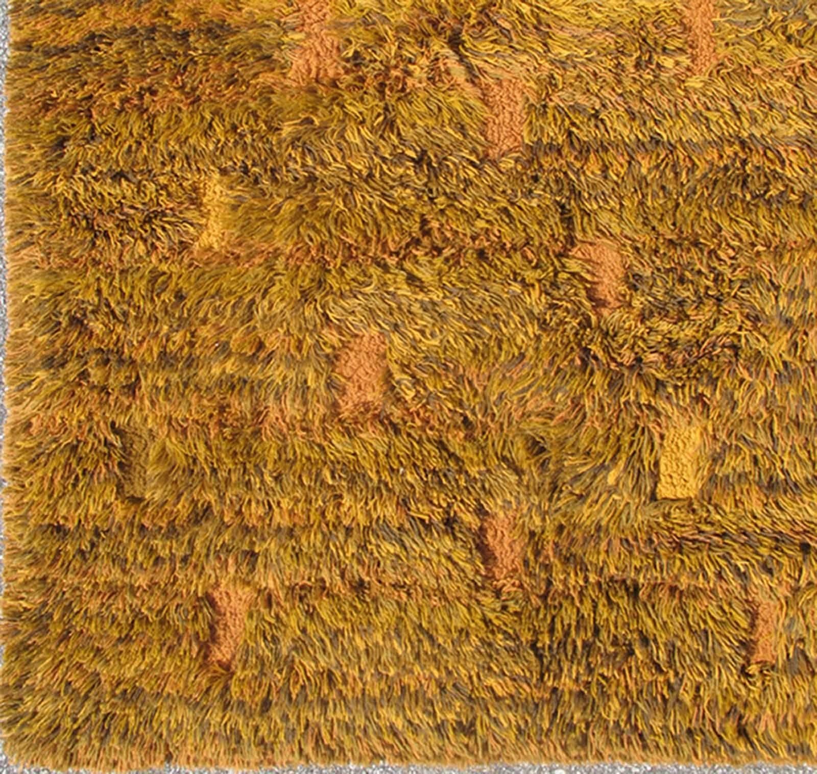 brown orange rug