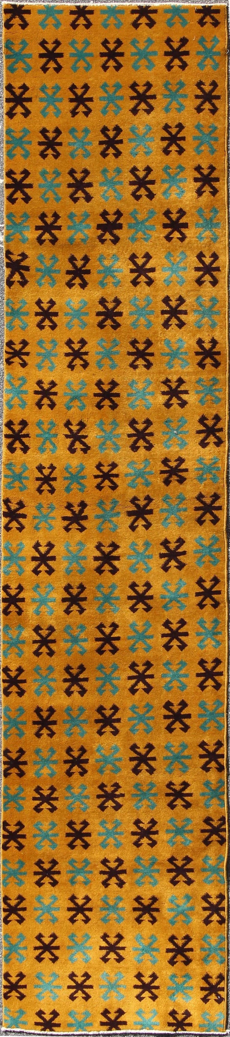 MidCentury Modern Rug For Sale at 1stdibs