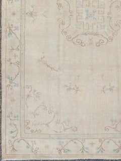 Vintage Khotan Design Rug, Turkish Woven Carpet, 5'7"x8'10"