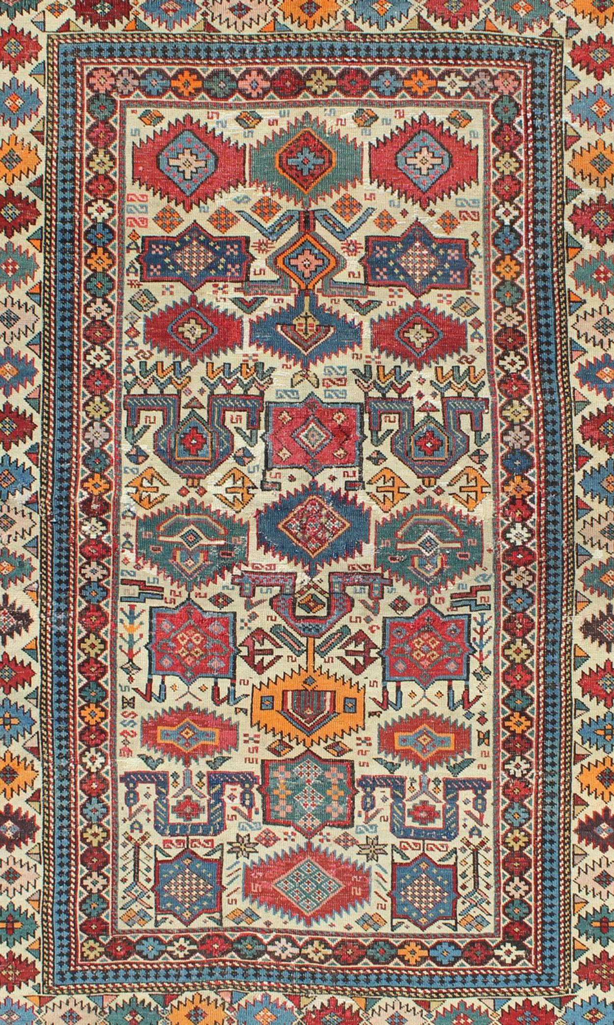 Kazak Antique Shirvan Caucasian Rug
