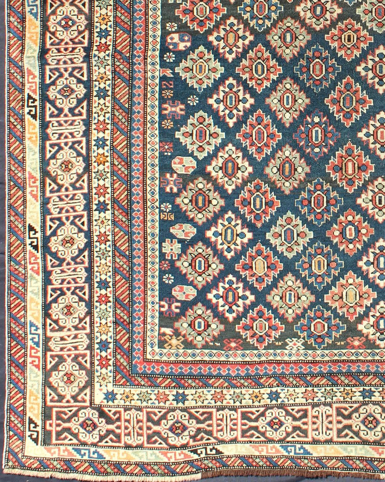 Fine weave antique Caucasian Chi-Chi rug, rug M14-0904, country of origin / type: Caucasus / Kazak, circa late-19th Century.

Chi-Chi carpets are among the finest and most fascinating Caucasian rugs among collectors. Antique Chi-Chi rugs were made