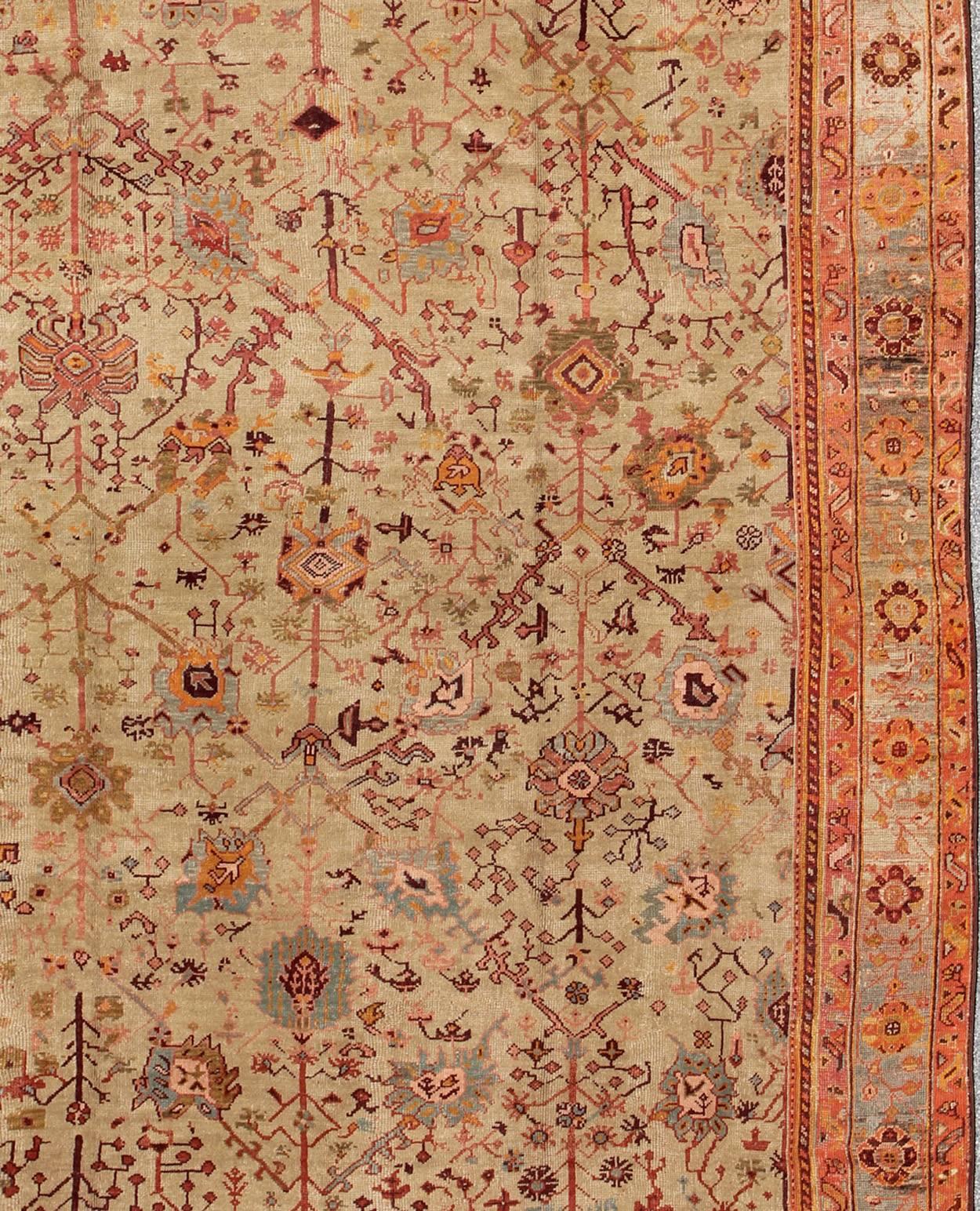 Turkish Outstanding Antique Ghoirdes Rug For Sale