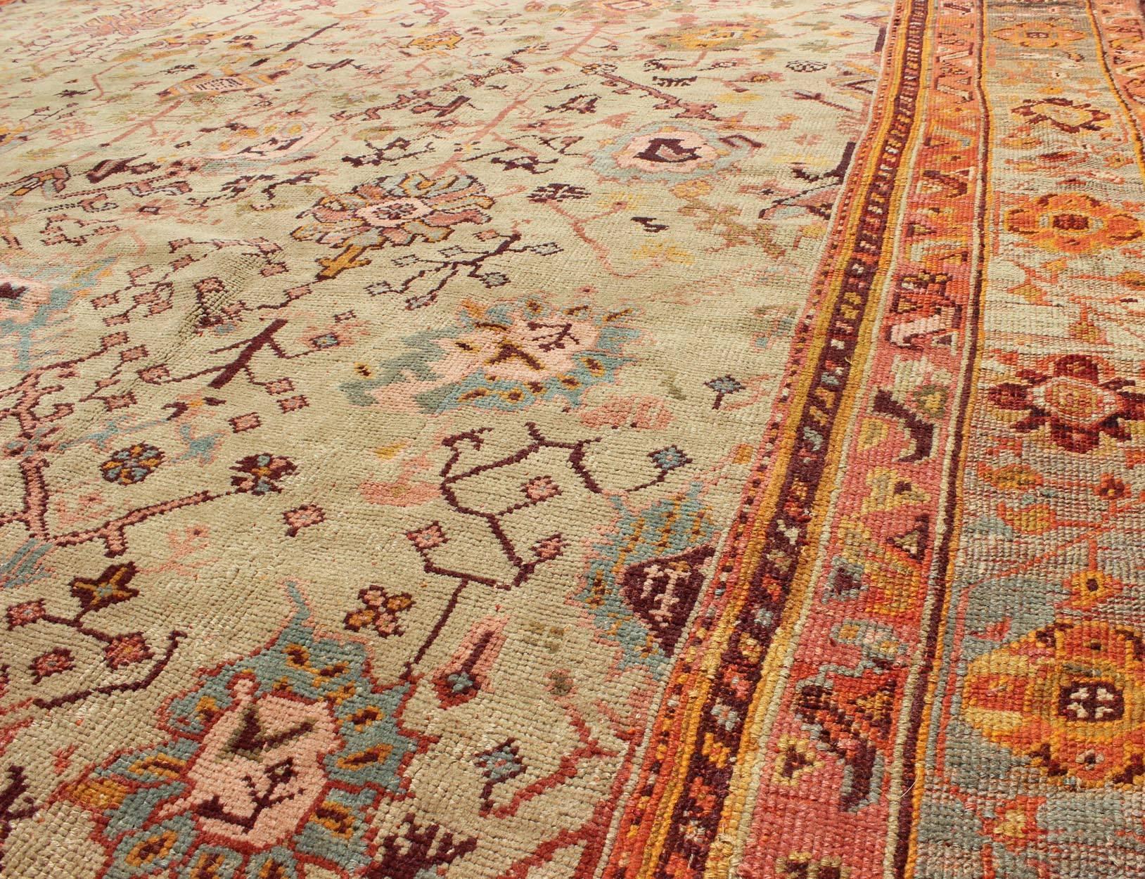 Hand-Knotted Outstanding Antique Ghoirdes Rug For Sale