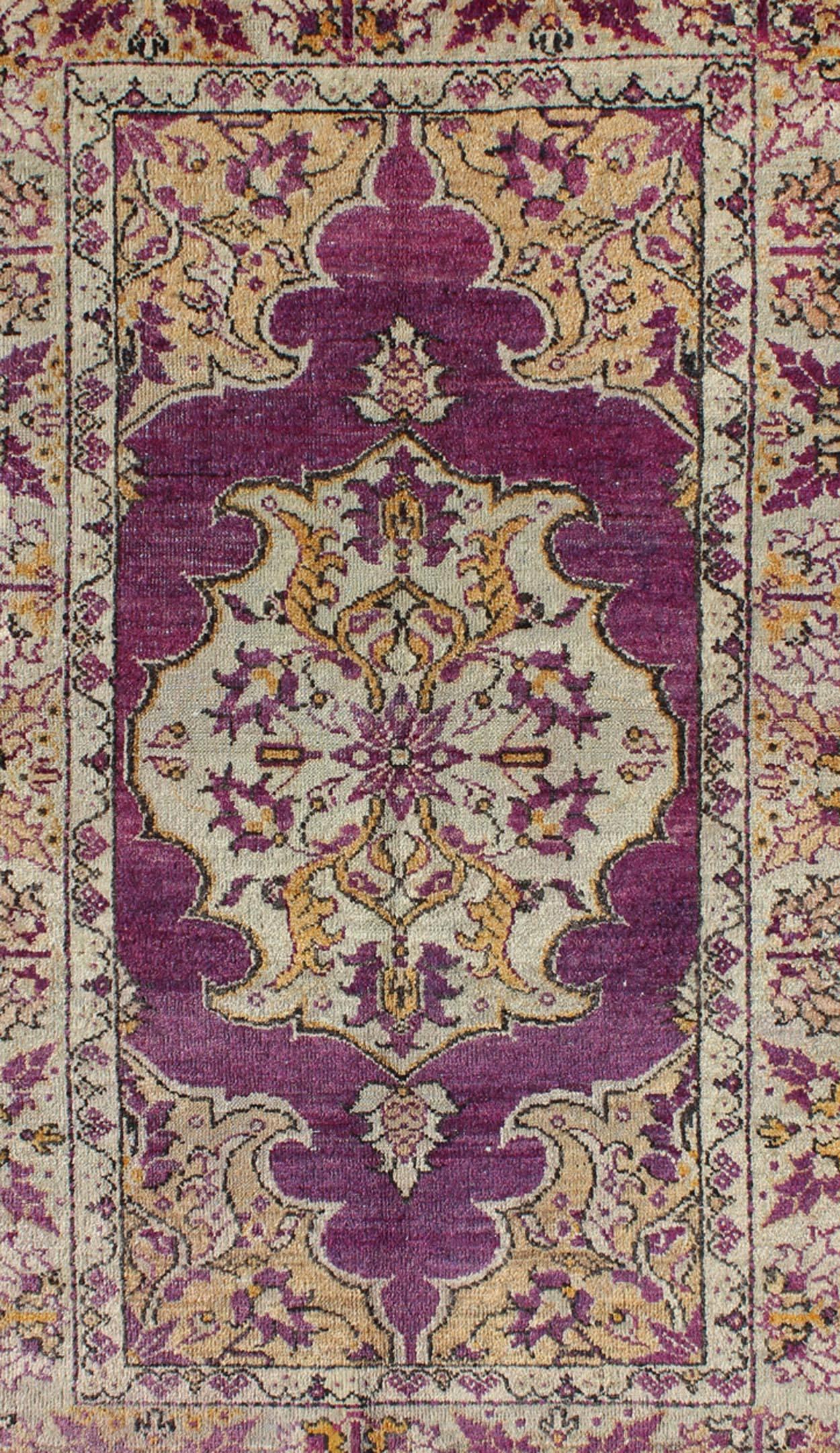 purple turkish rug
