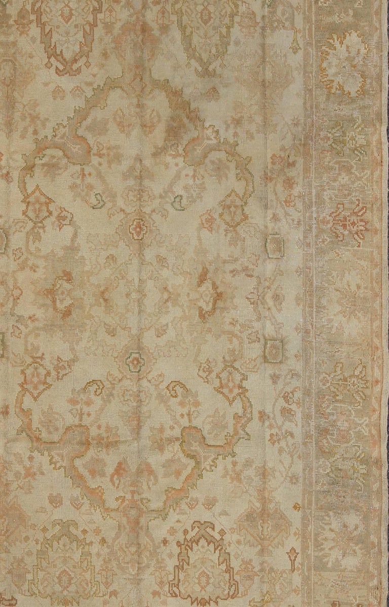 Antique Oushak Rug For Sale at 1stdibs