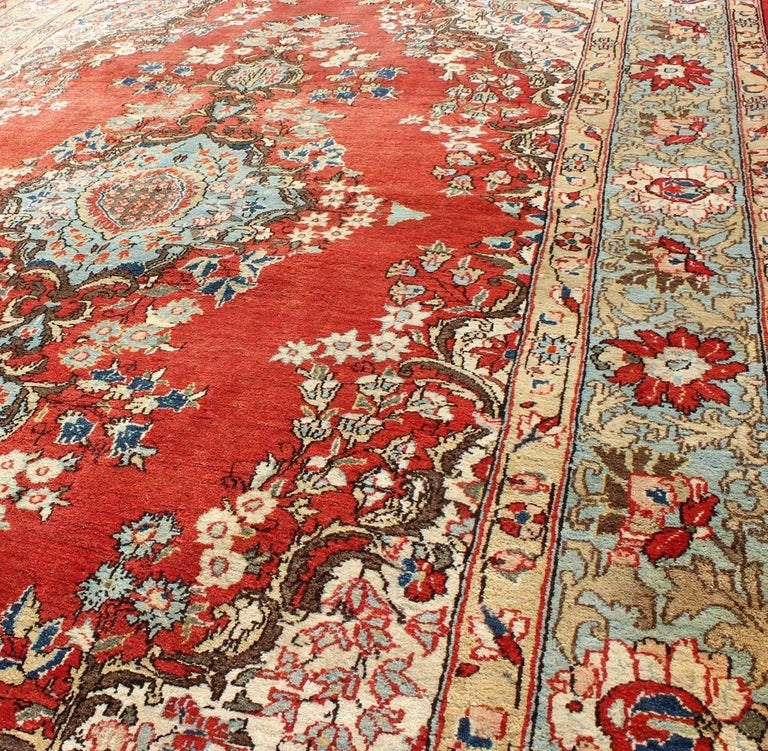 Fine Persian Qum Rug For Sale at 1stDibs