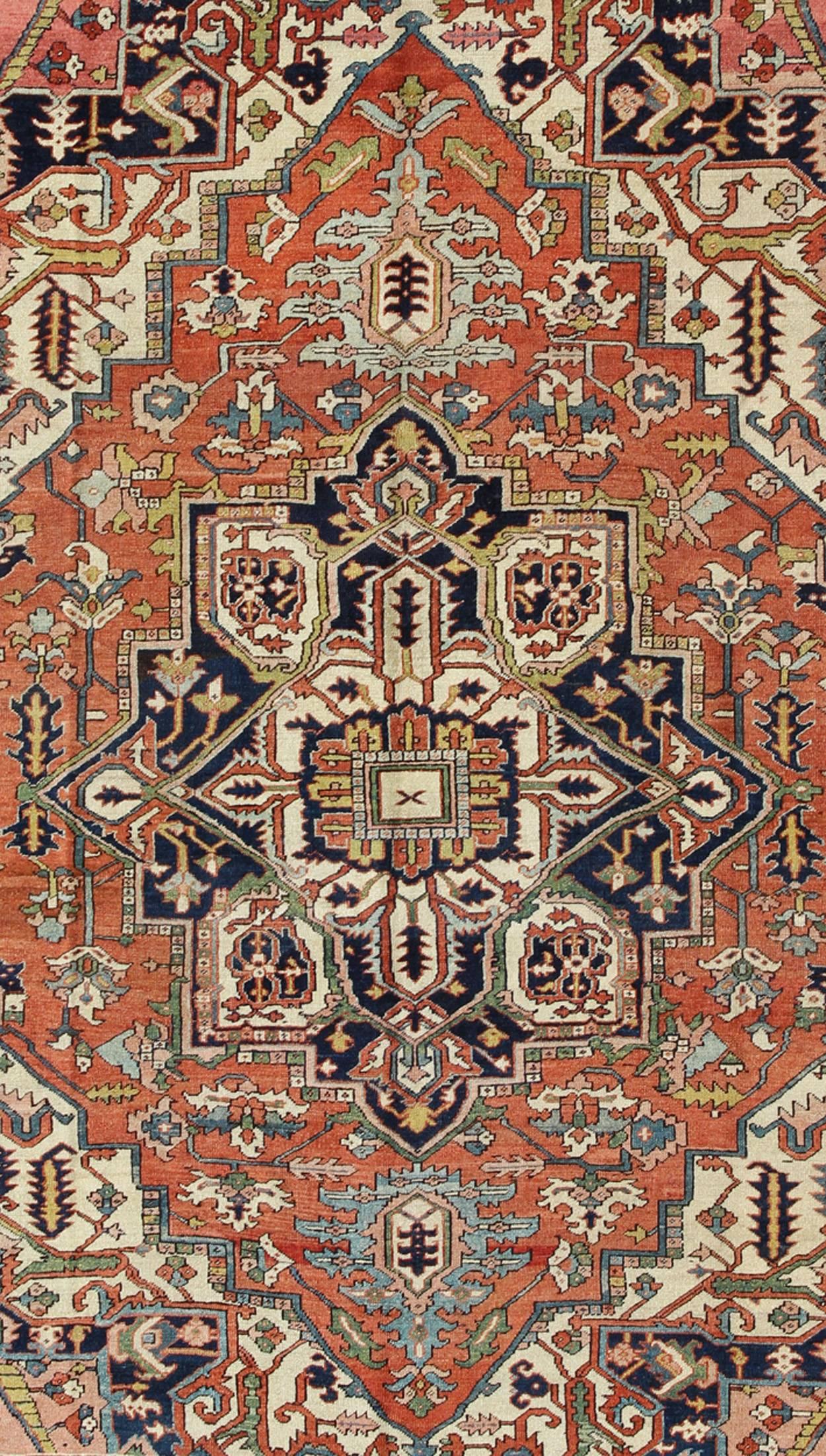 orange persian rug