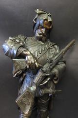 Bronze Gun Bearing Courtier by Deniere