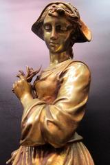 Maiden Crossing Brook, Bronze by E.Tassel