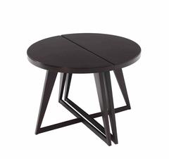 Pair of Demilune Side End Tables