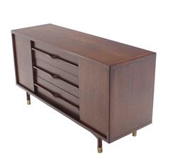 Medium Long Mid Century Dresser Credenza