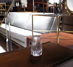 Tall Swedish Crystal Vase by Kosta