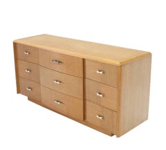 Used Cerused Oak Mid-Century Modern Long Dresser