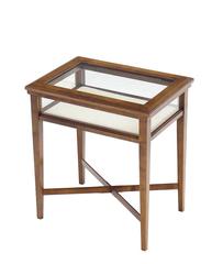 Small Lift Top End Table Display Case
