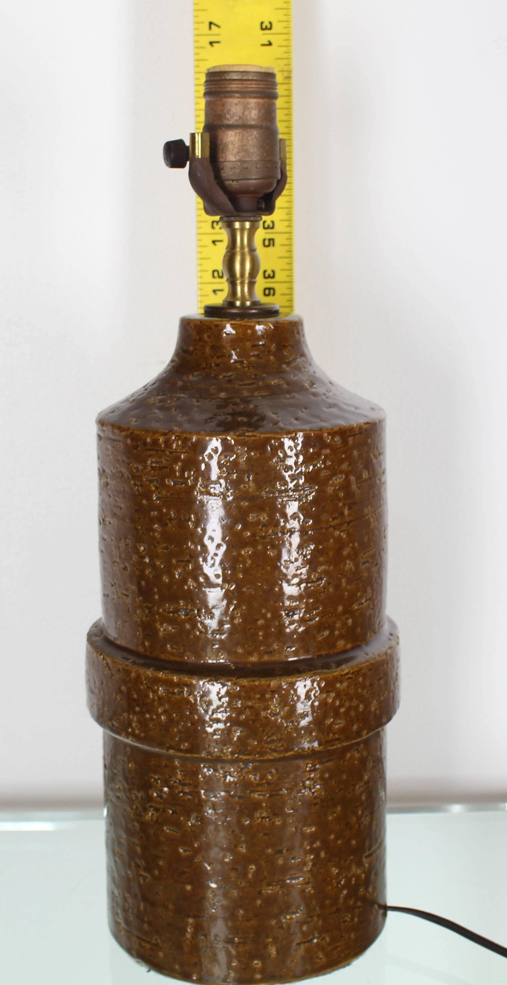 ceramic cylinder table lamp