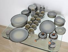 Denby Mid-Century Modern Geschirr Set Teller Teller Suppenschalen