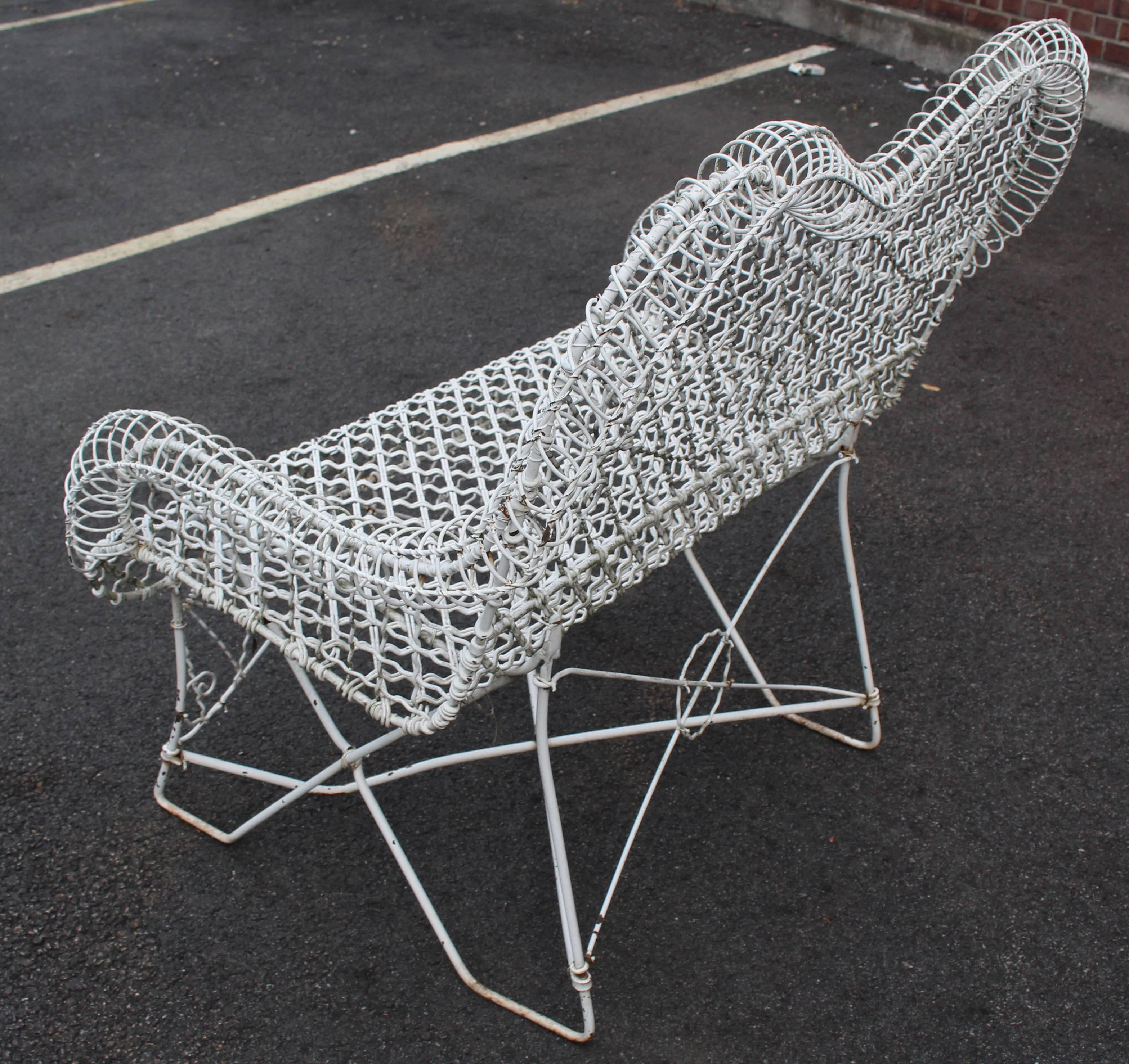 wire loveseat