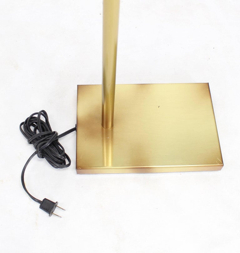 20th Century Adjustable Mid-Century Modern Brass Floor Lamp George Kovacs For Sale