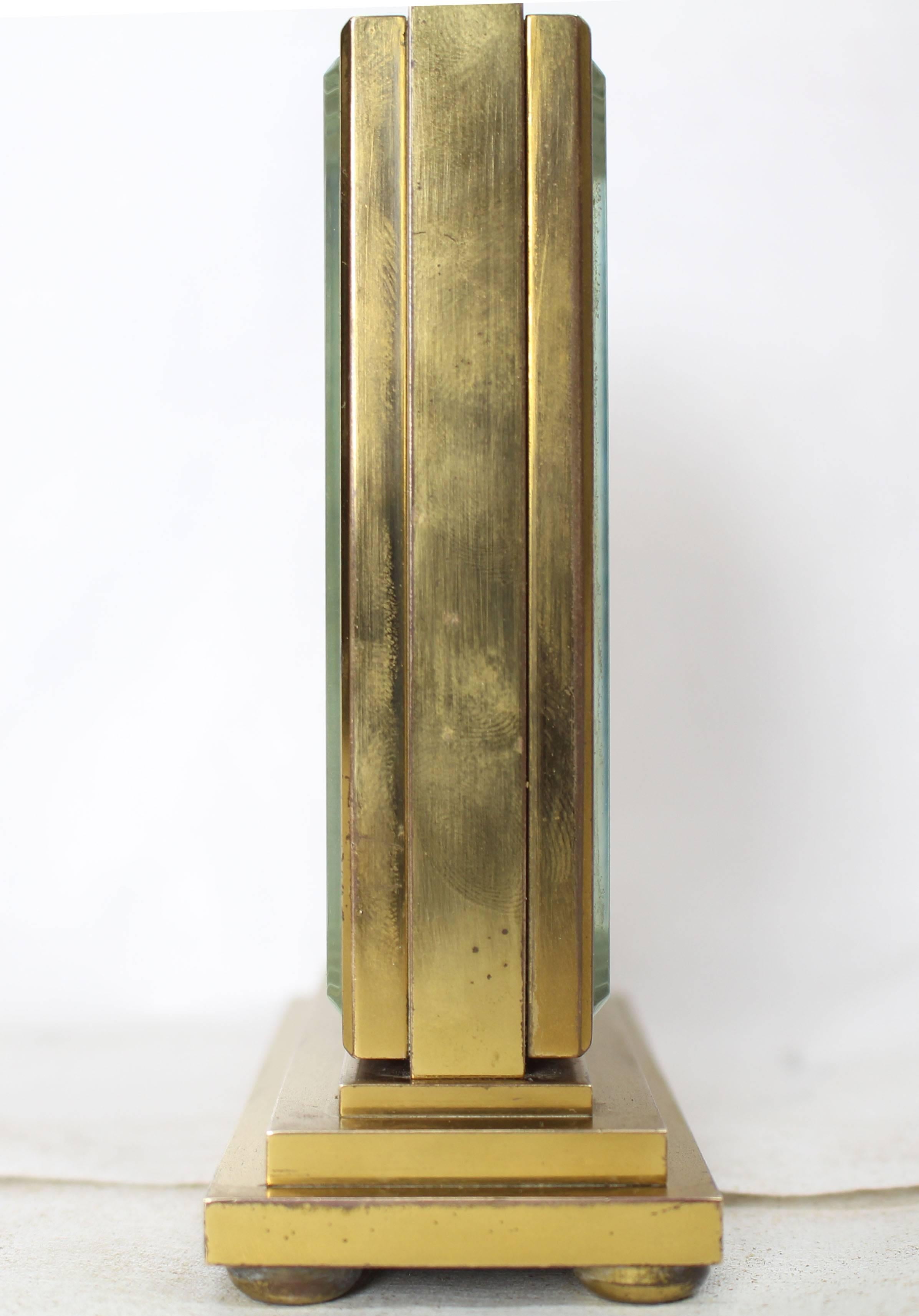 double sided table clock
