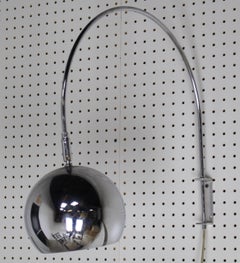 Chrome Globe Adjustable Sconce