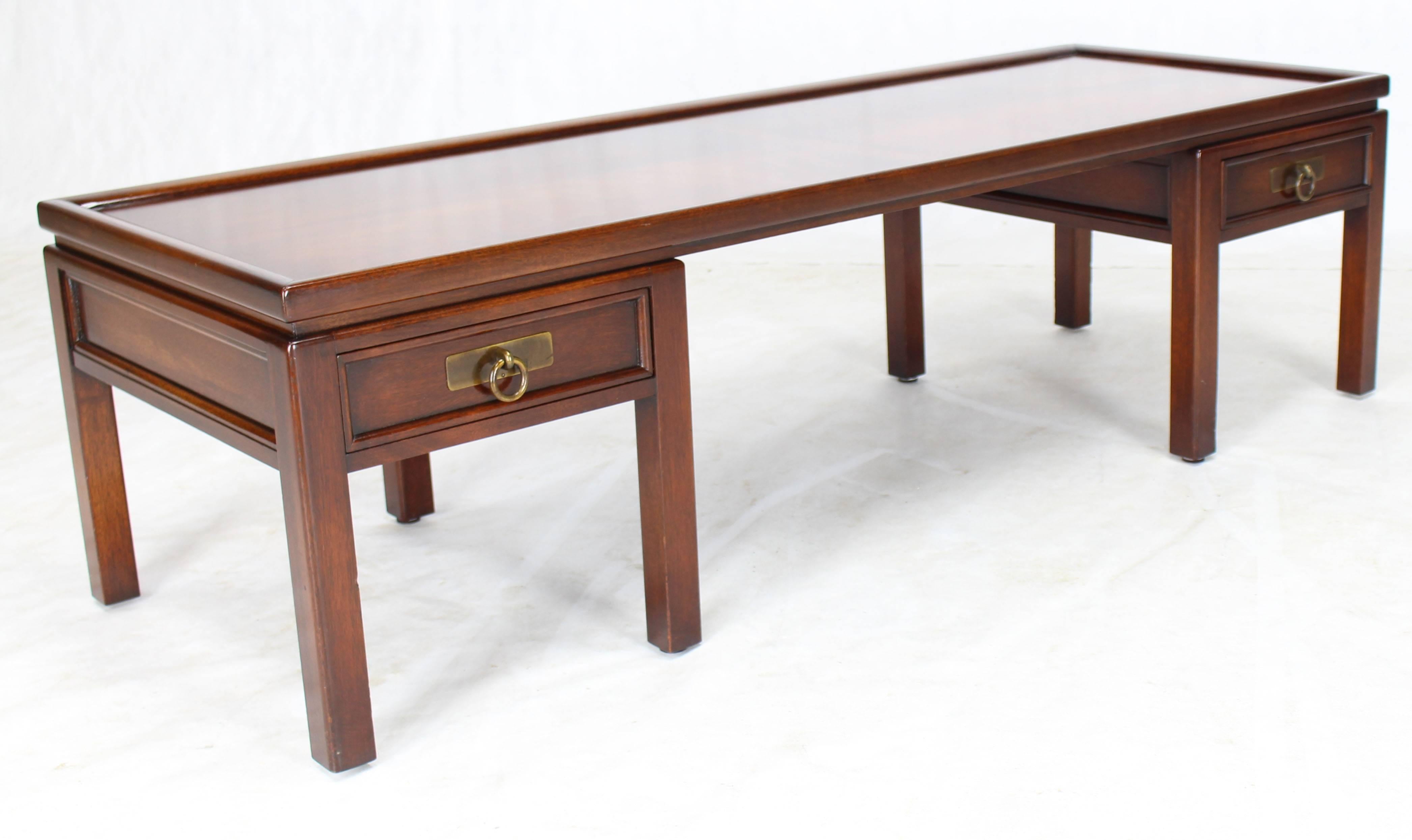 rectangular pedestal coffee table