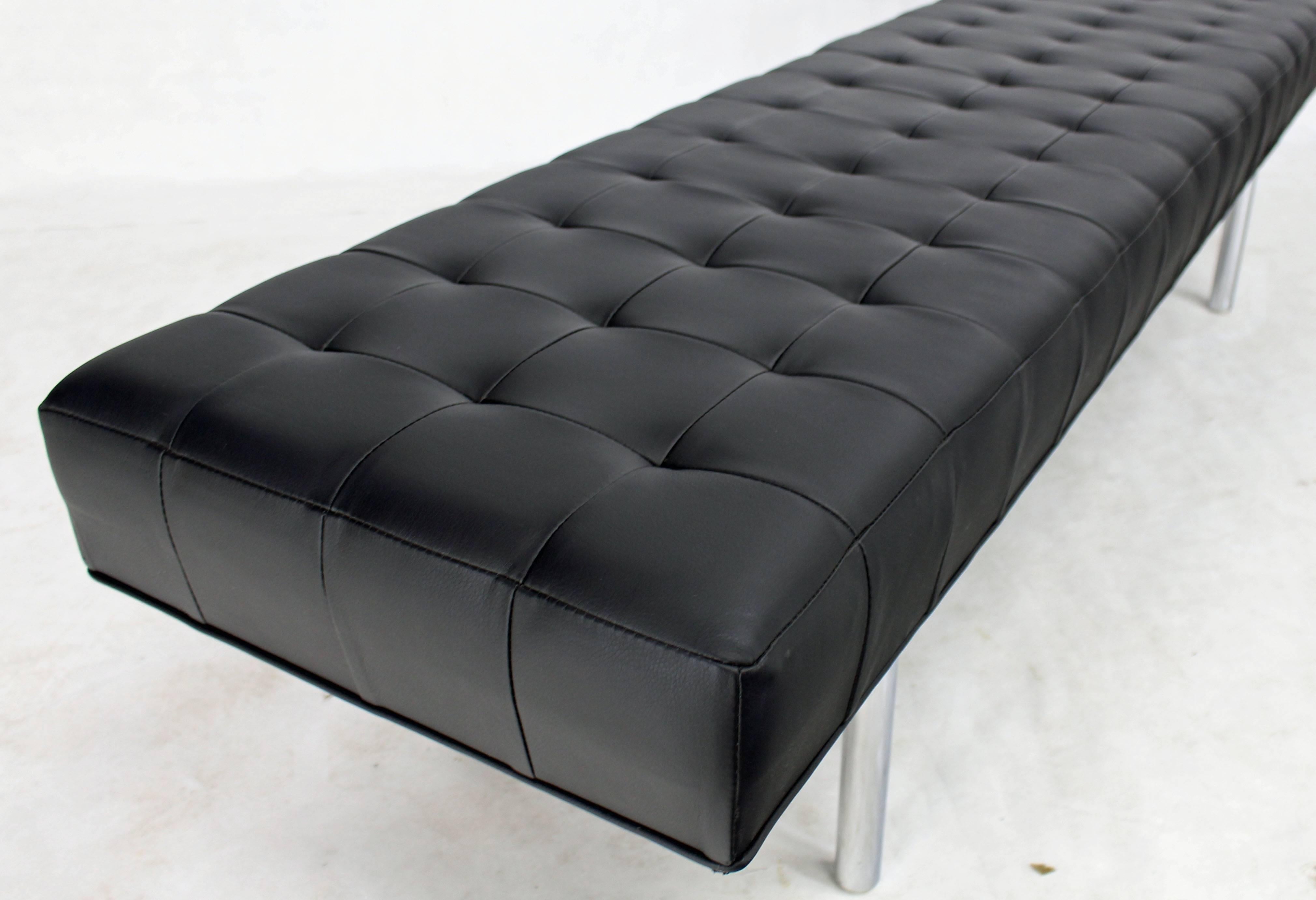 black modern bench