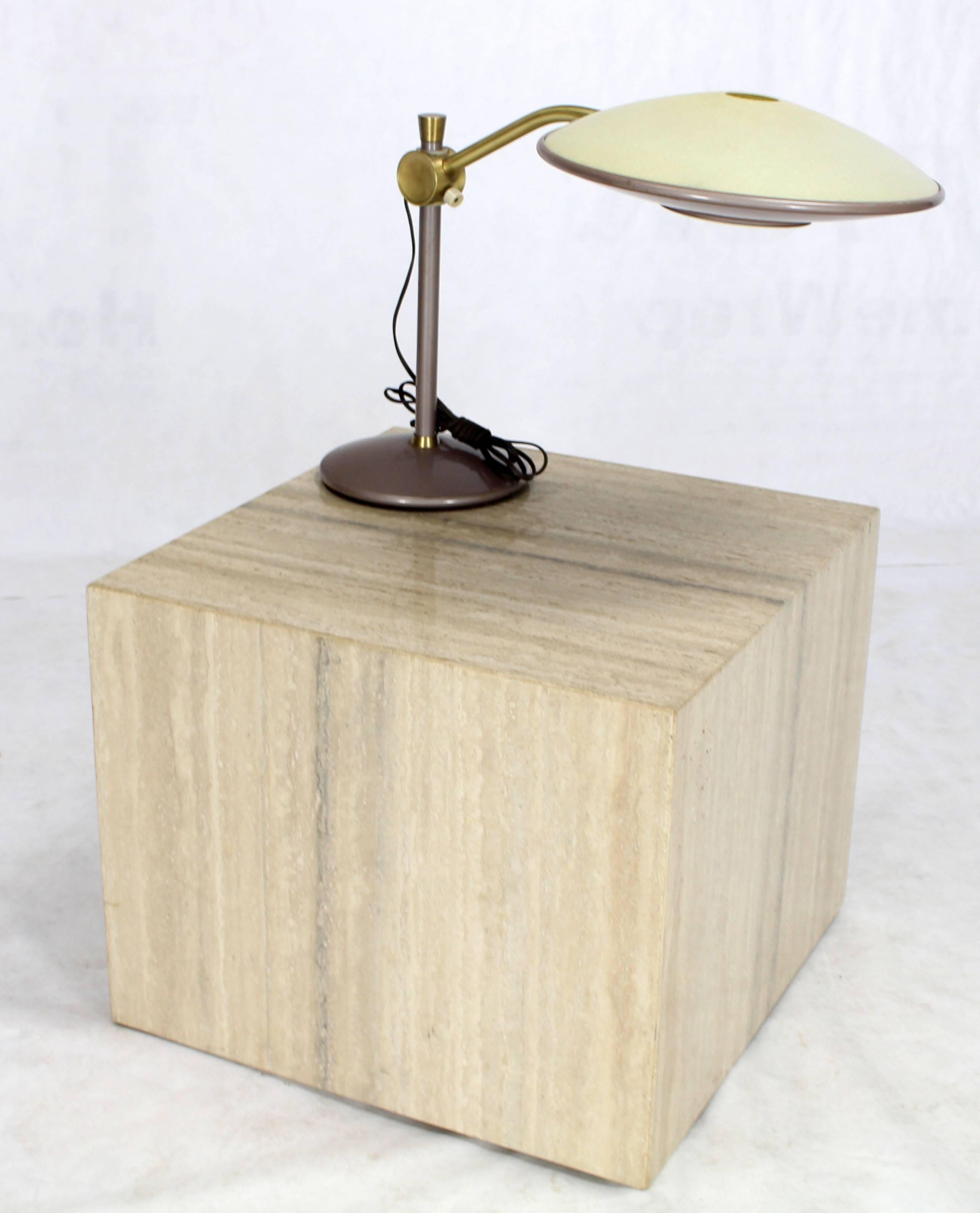 Travertine Cube on Wheels Coffee Side Table Pedestal 1