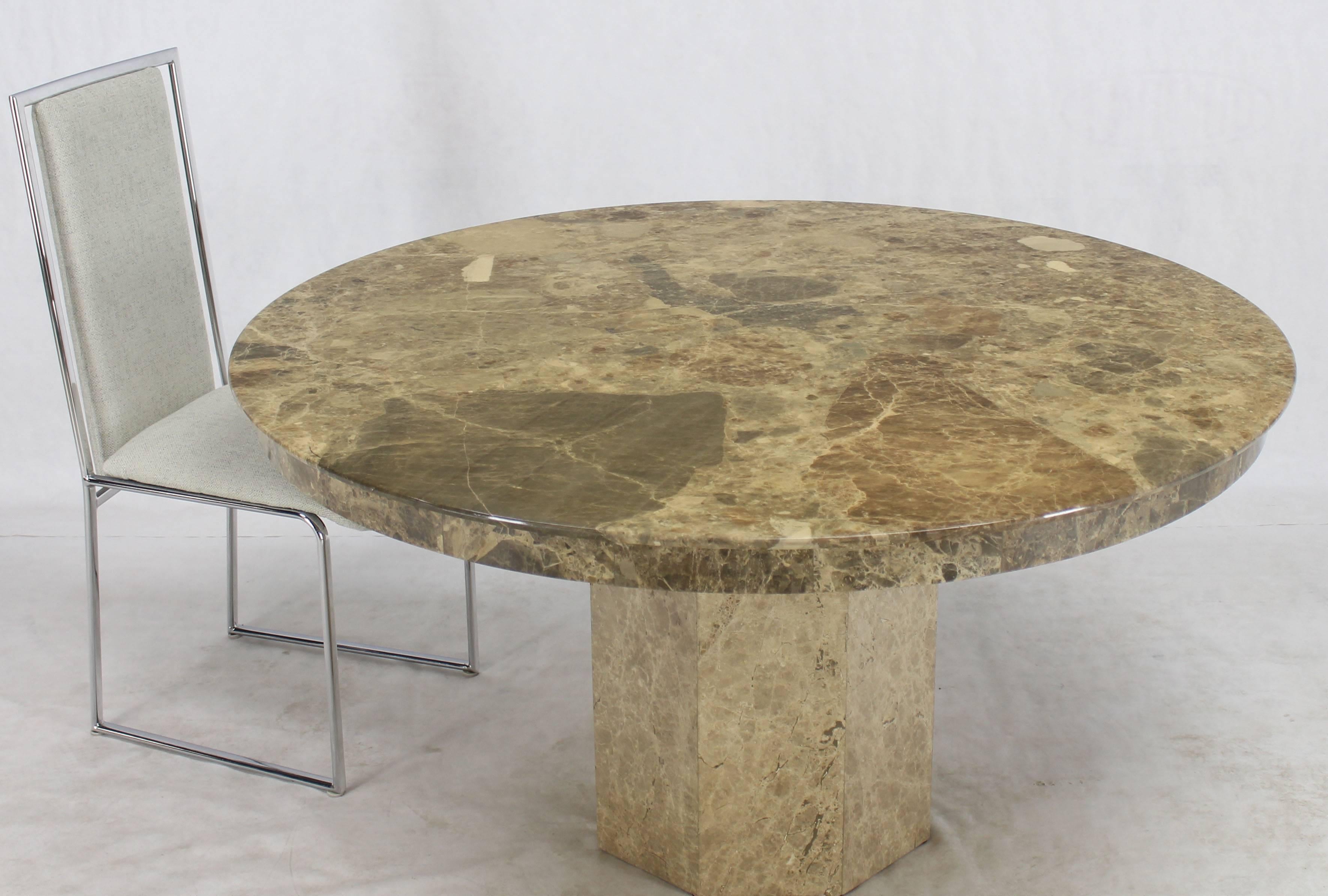 large round meeting table