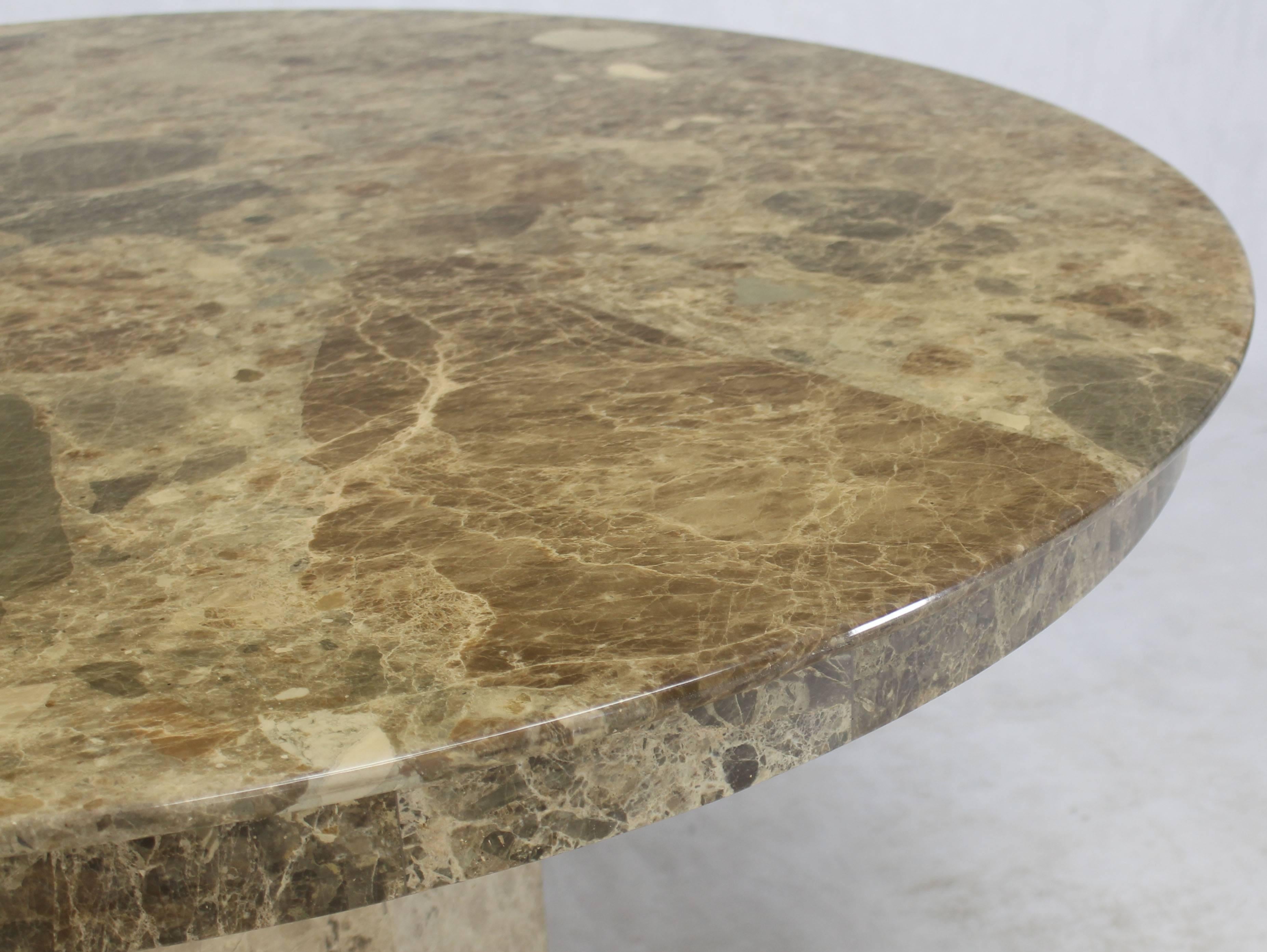 American Large Round Marble Dining Center Conference Table