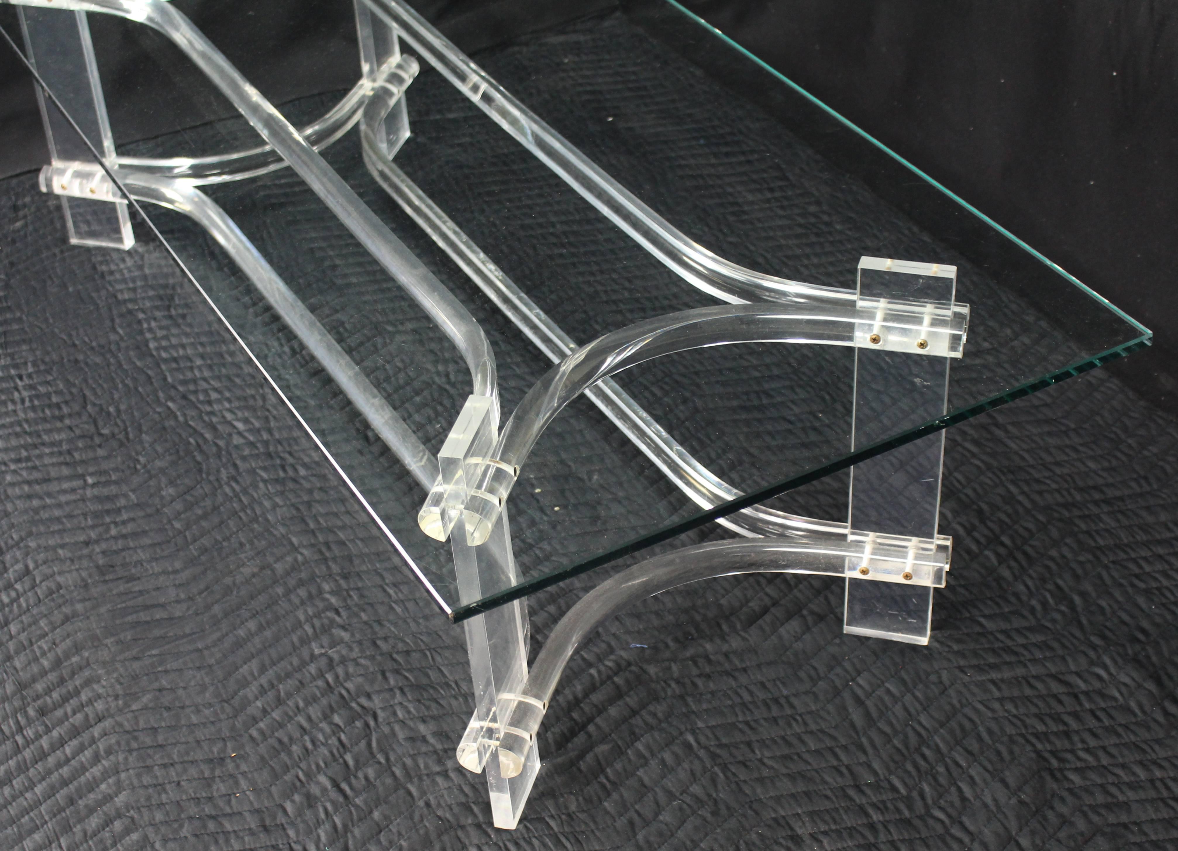 rectangle glass coffee table