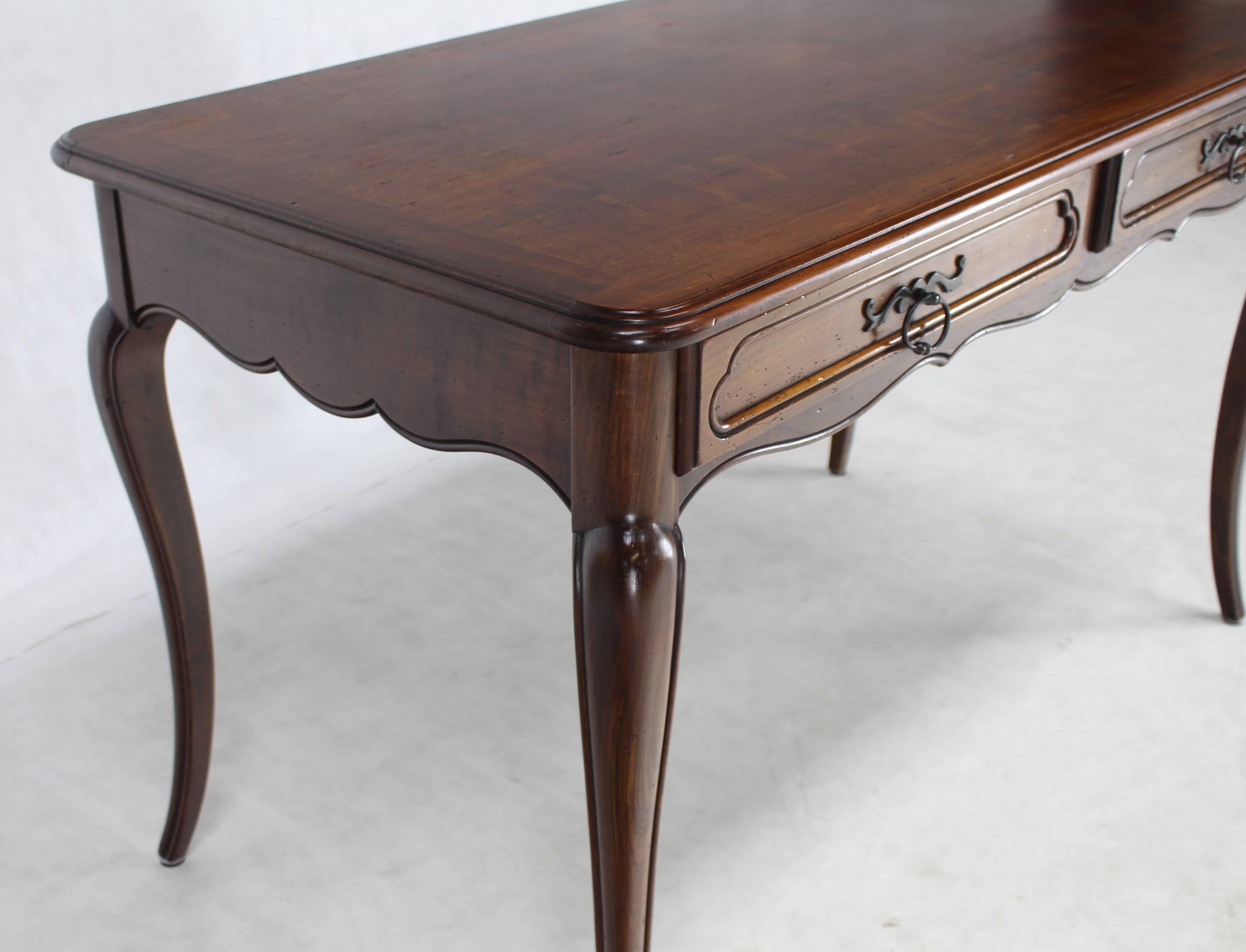 French Provincial Low Profile Desk Writing Table Made for Bloomigdales In Distressed Condition In Rockaway, NJ