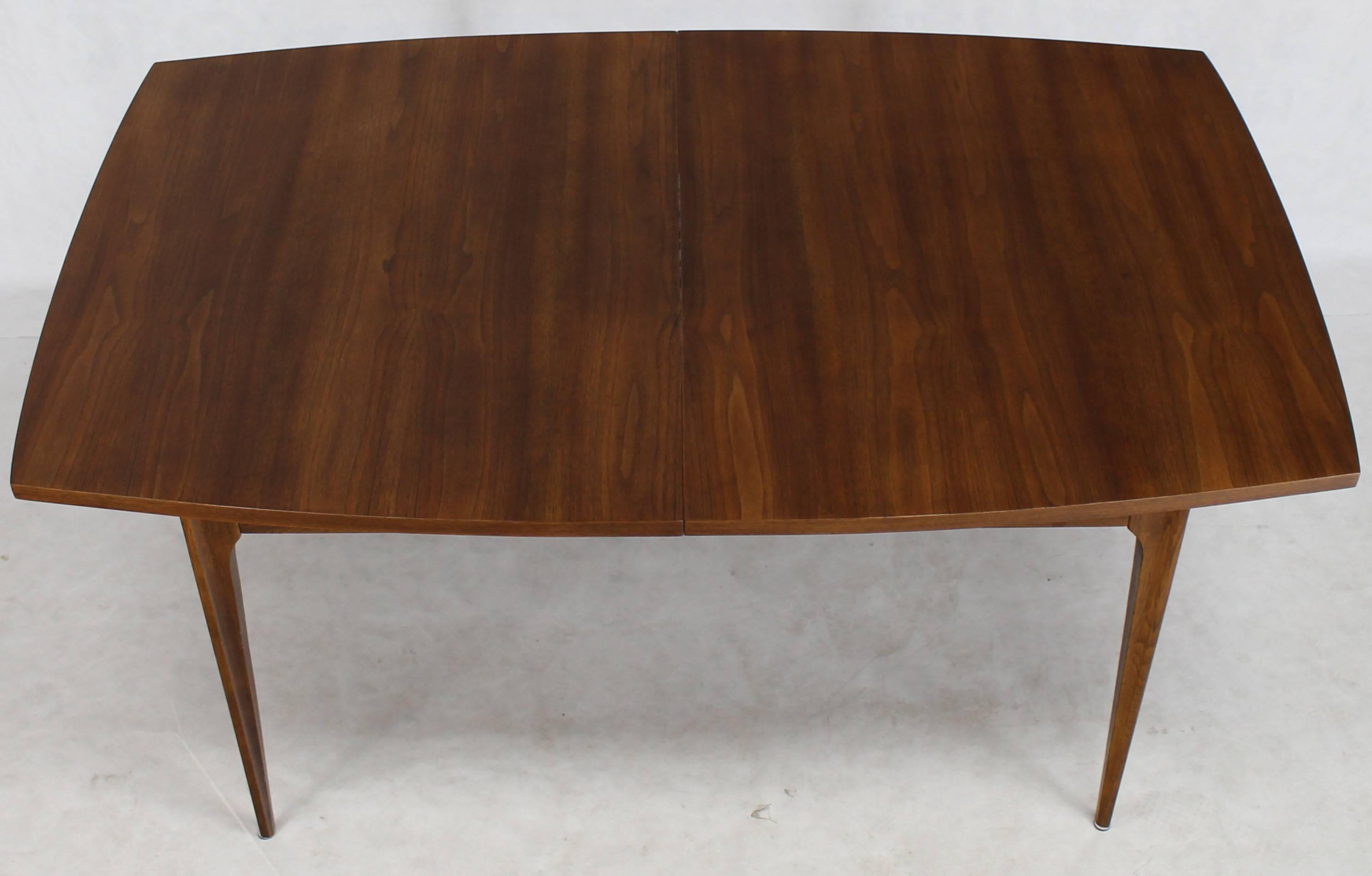 mid century walnut dining table