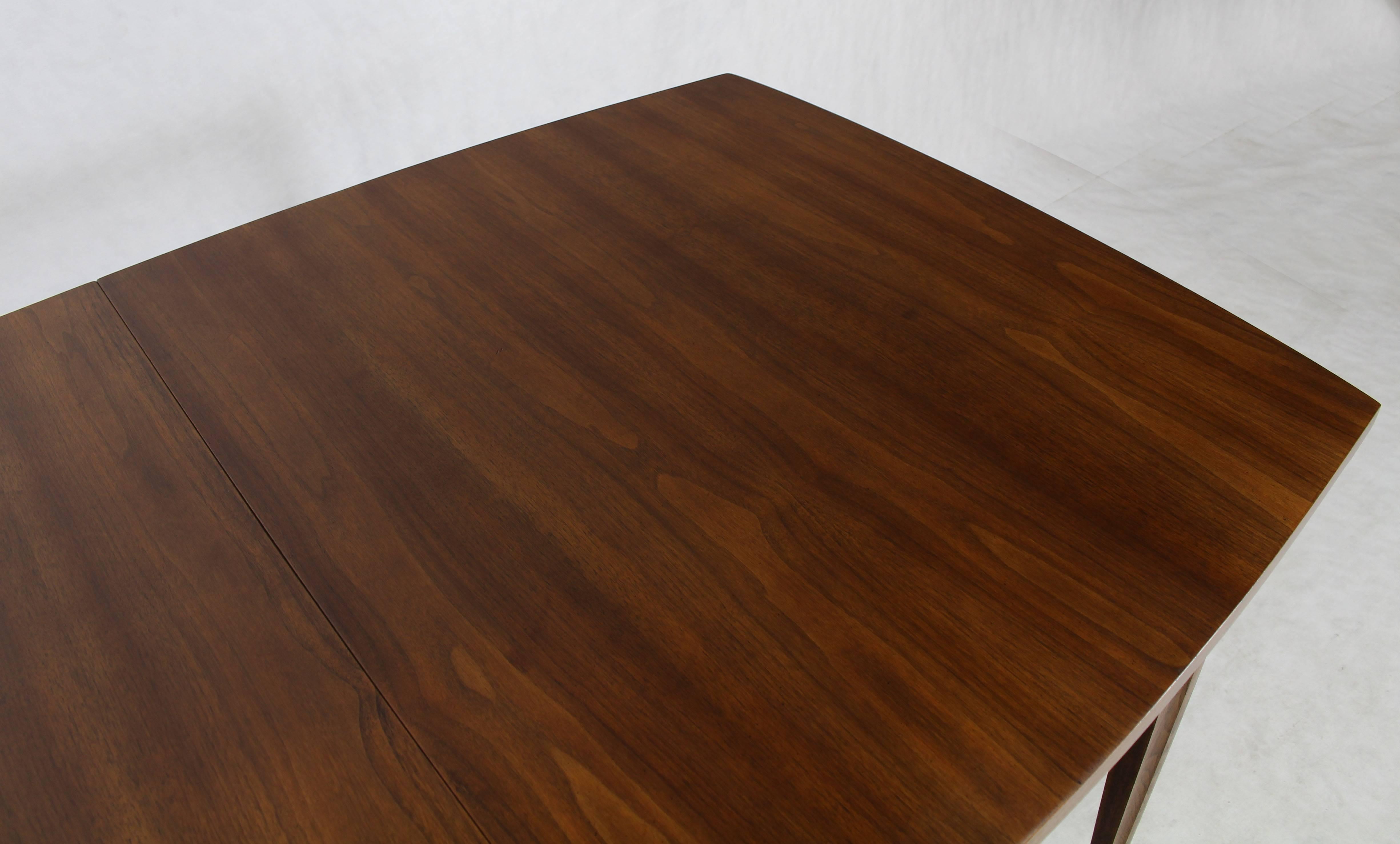 American Danish Mid-Century Modern Walnut Dining Table