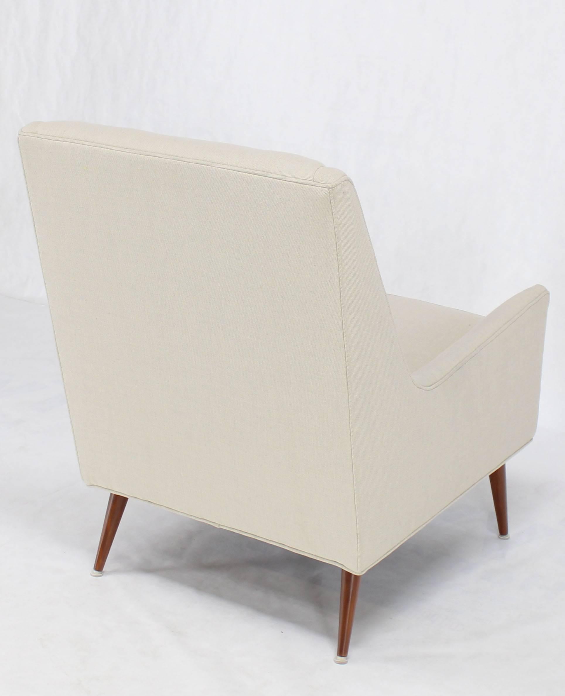 Neue Polsterung Hohe Dübelbeine McCobb Lounge Chair (20. Jahrhundert) im Angebot