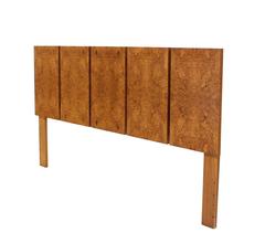 King-Size Burl Walnut Headboard
