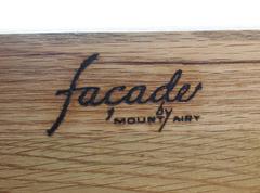 Pair of Walnut One-Drawer Nightstands or End Tables