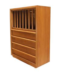 Large Robsjohn-Gibbings Dresser  Secretary w Bookcase