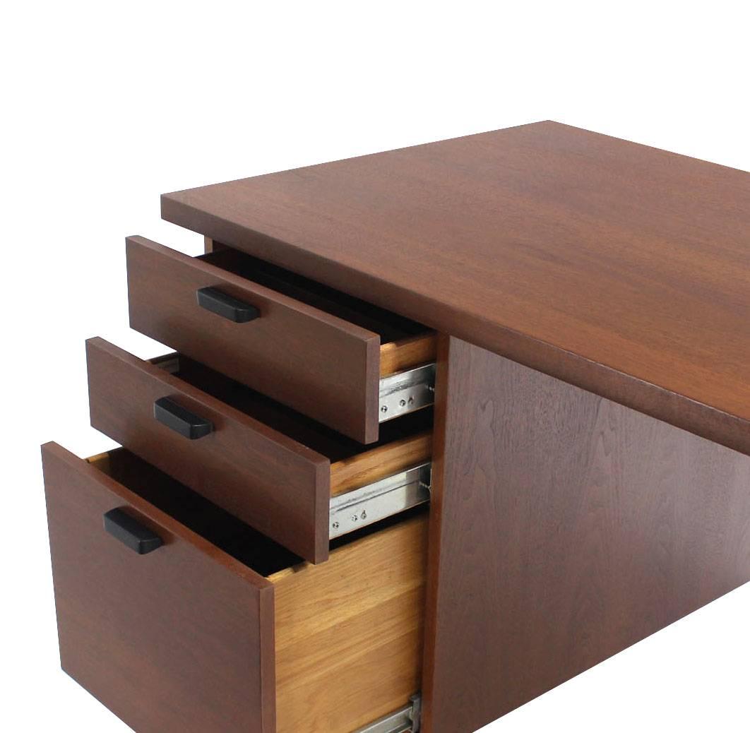 Mid-Century Modern Mid Century Danish Modern Oiled Walnut Desk File Drawer