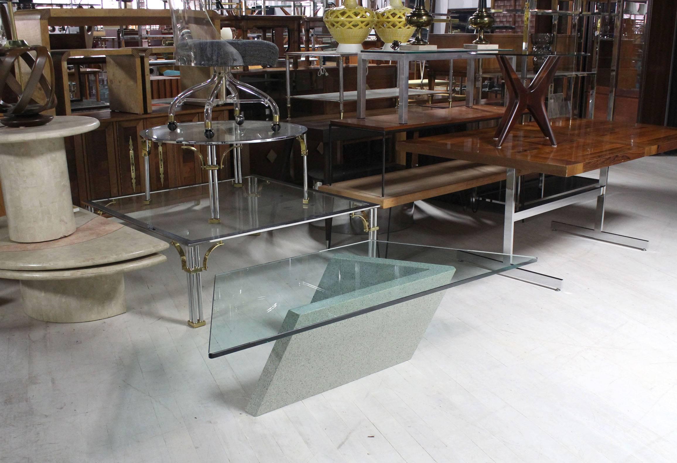 trapezoid coffee table