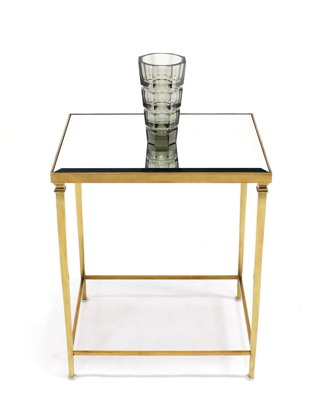 solid brass end table