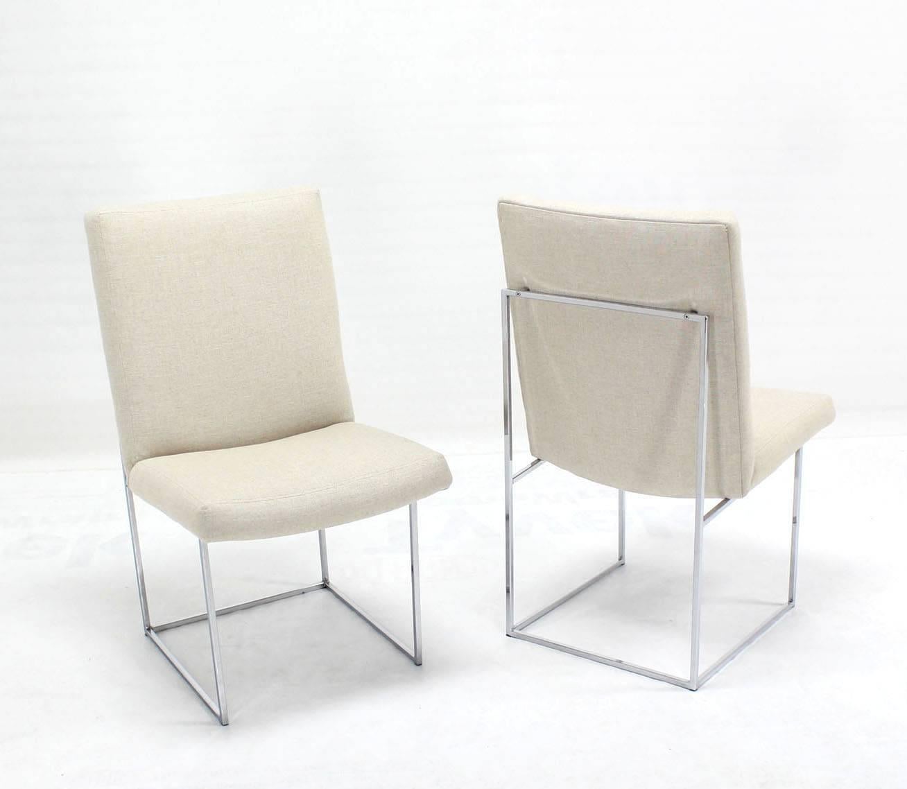American Set of Six Milo Baughman Dining Chairs