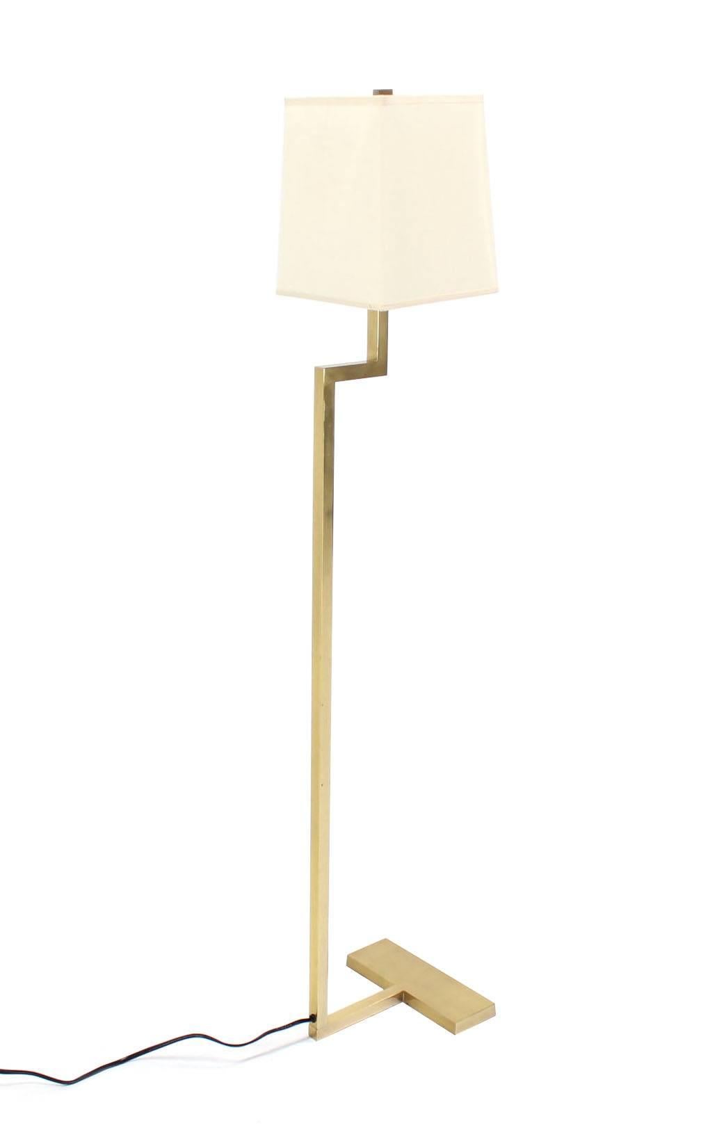 Pair of Solid Brass Floor Lamps 3