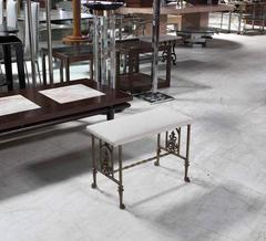 Gothic Cast Iron Art Deco Claw Feet Bench
