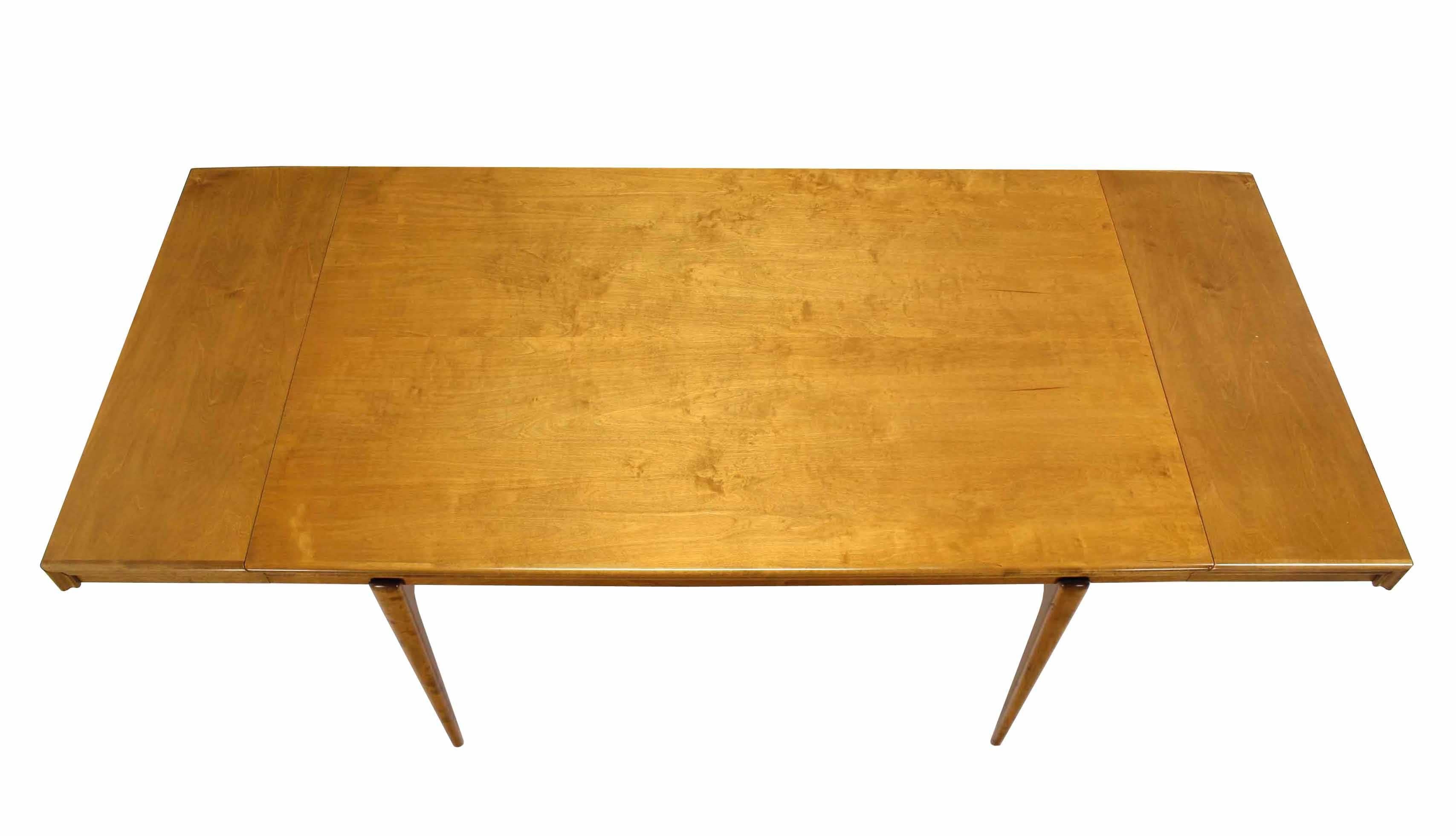 American Swedish Blond Birch Dining Table by Edmond Spence