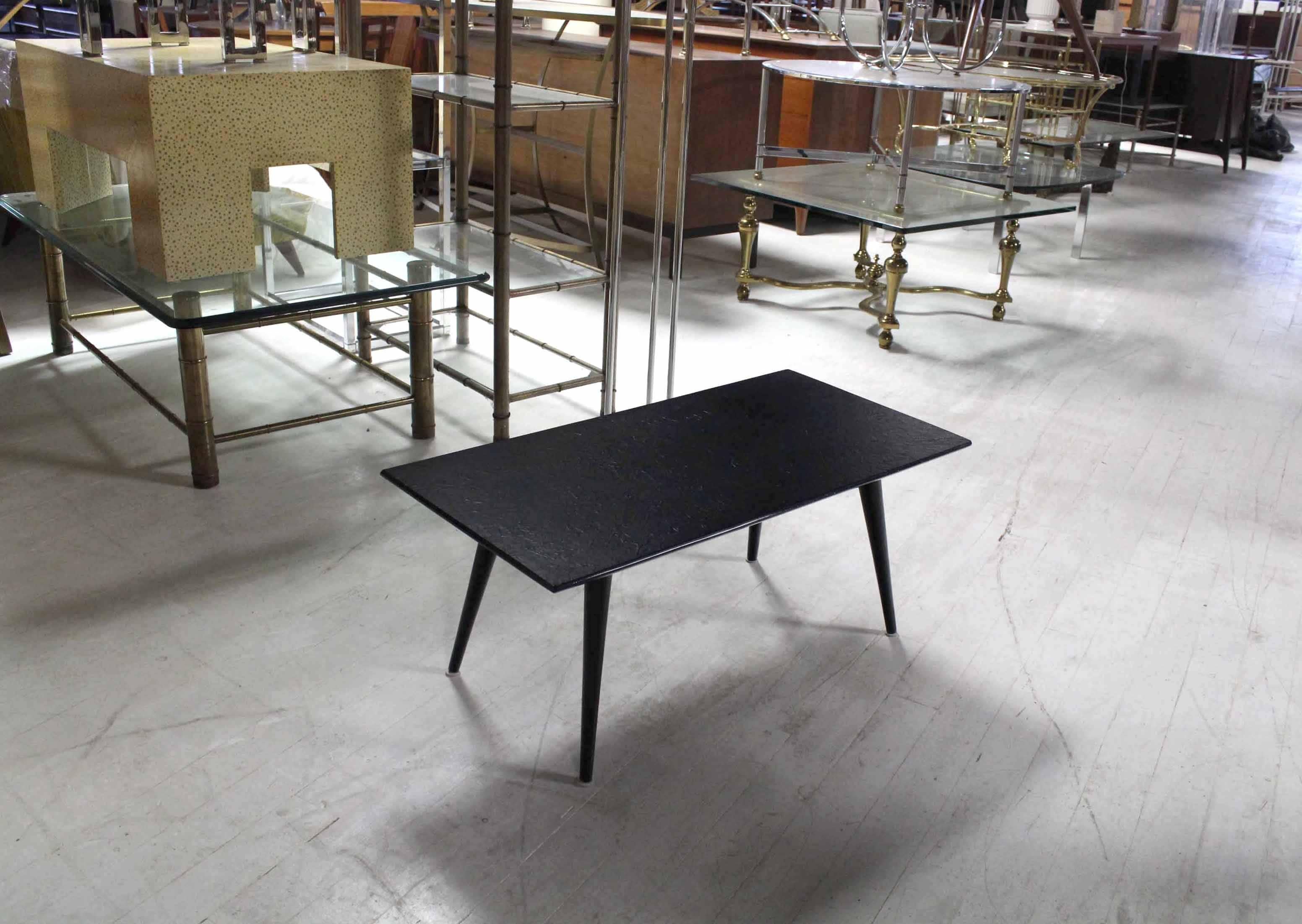 20th Century Paul McCobb Ebonized Rectangular Coffee Table